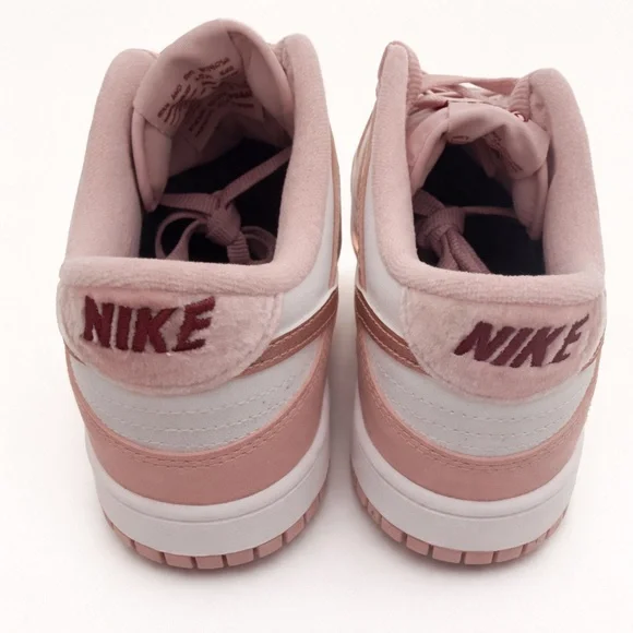 Nike Dunk Low GS Pink White Sneakers New in Box Youth 7Y Women 8.5 - Picture 5 of 10